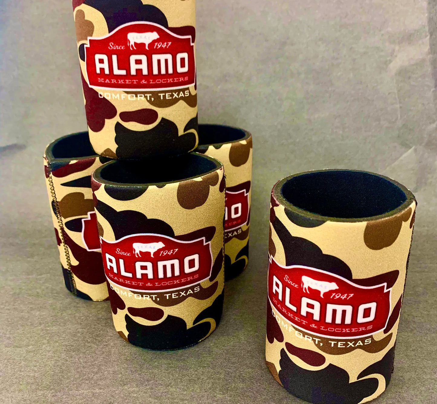 Alamo Meat Market Koozie